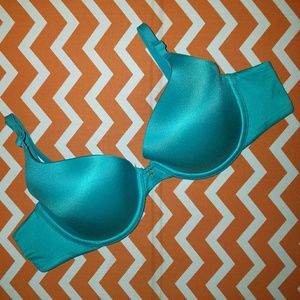 Victoria's Secret Teal Naked Demi 36B
