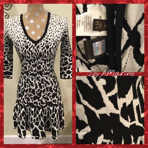 Roberto Cavalli Dresses & Skirts - Roberto Cavalli Black & White Dress Drop waist