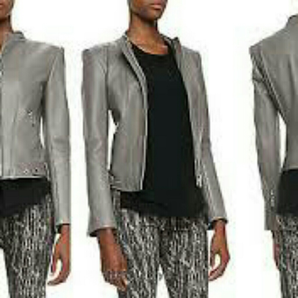 theyskens theory leather jacket