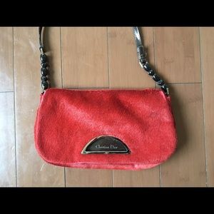 Vintage Christian Dior Fur Bag