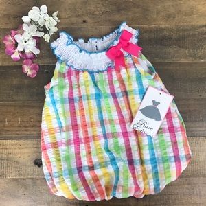 NWT Rare Editions Romper, 6M 🎀