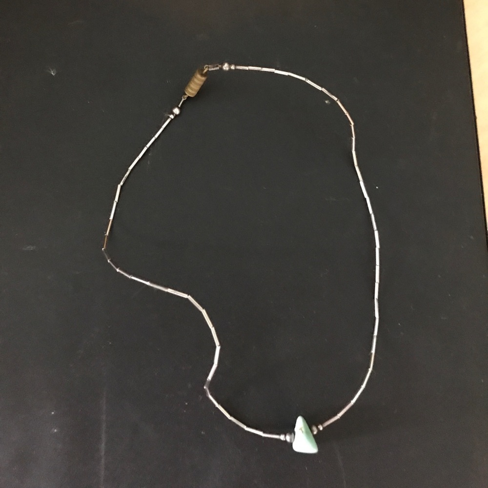 REAL silver and turquoise necklace