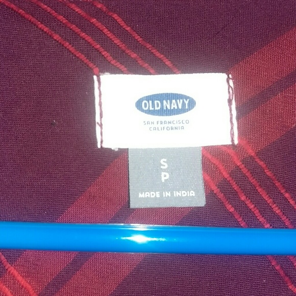 3/4 Sleeve button up plaid shirt - Picture 2 of 2