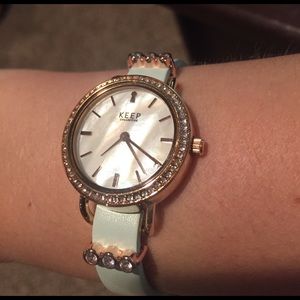 KEEP Collective Mint & Rose Gold Watch