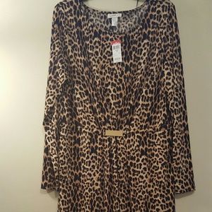 Jaclyn Smith Women's Dress leopard print