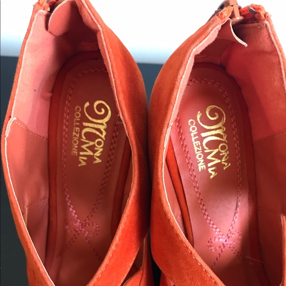 Orange Wedge Bootie - Picture 5 of 5