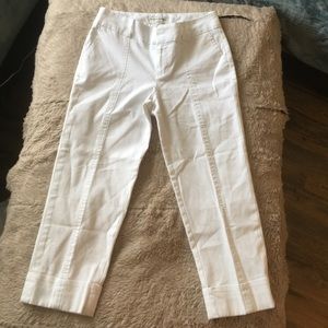 Banana republic white capris