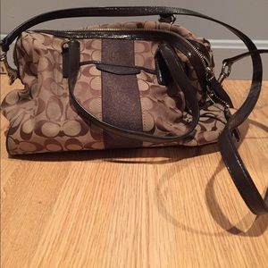 Brown coach purse