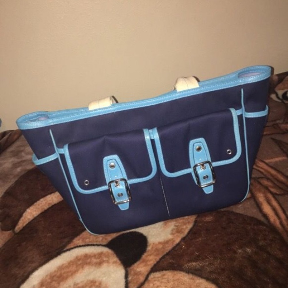 Blue Coach Purse