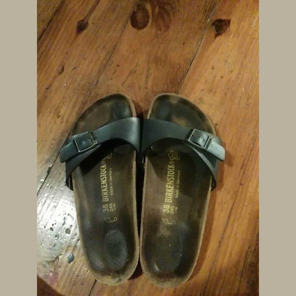 Grey Birkenstocks