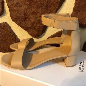VINCE Rita Leather Ankle Strap Sandal *BRAND NEW*
