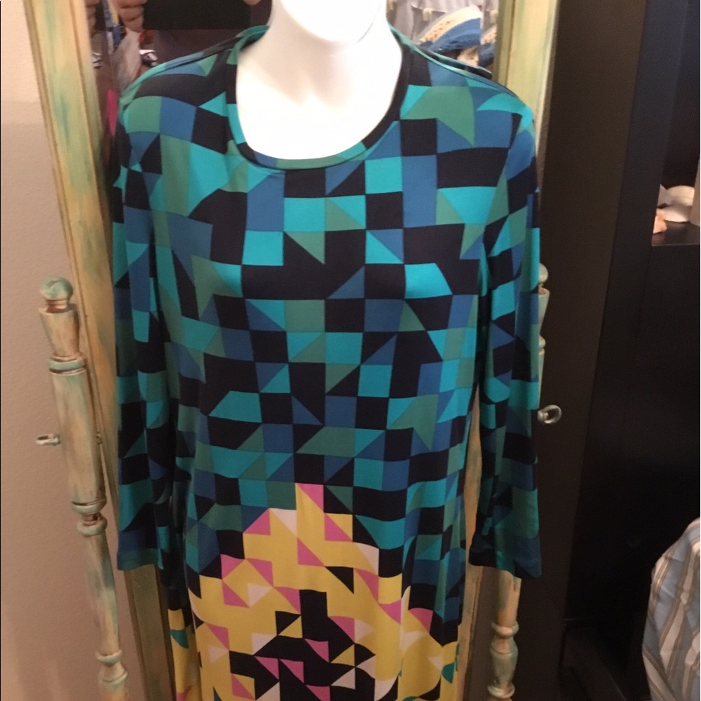 Silk pullover multicolor Tory Burch dress.