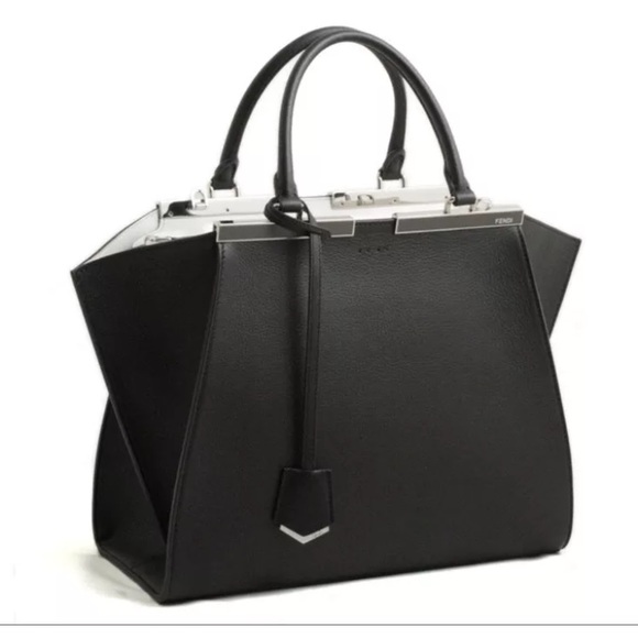 Stunning new Fendi 3jours bag black &white - Picture 1 of 7