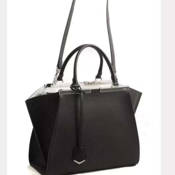 Stunning new Fendi 3jours bag black &white - Picture 5 of 7