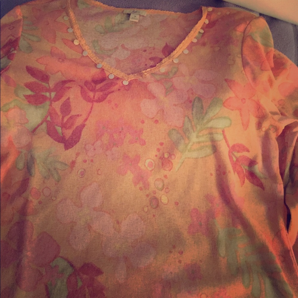JJill sheer blouse