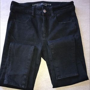 American Eagle High Rise jegging size 4 black