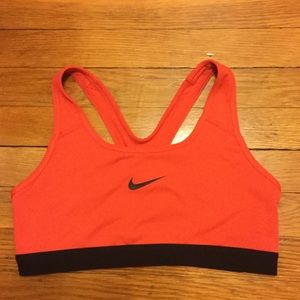 Red  Nike sports bra