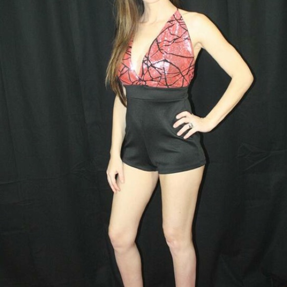 Boutique Designer Romper Handmade