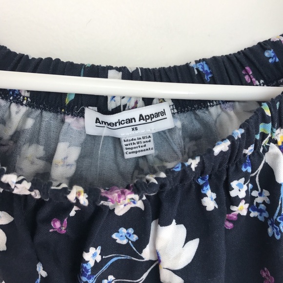 NWT American apparel floral top XS - Picture 2 of 3