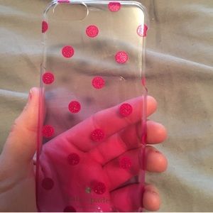 New Kate Spade glitter dot iPhone 6 case