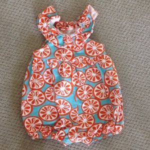 *SOLD* Kelly's Kids Tangerine & Aqua Bubble
