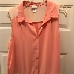 Pink Tunic Button Down