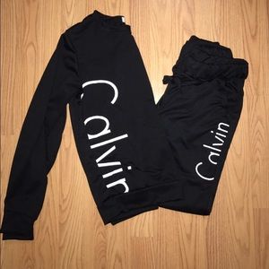 Calvin Klein black jump suit