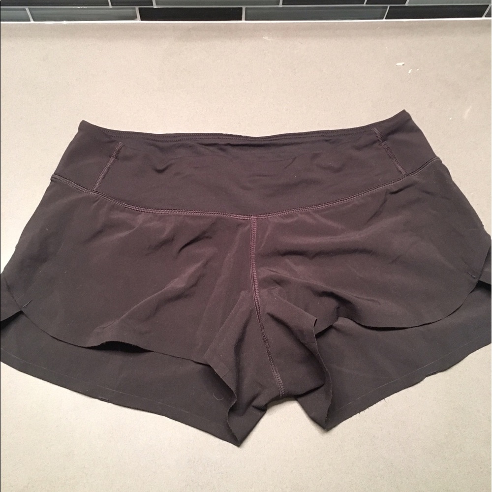 Lululemon speed shorts