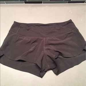 Lululemon speed shorts