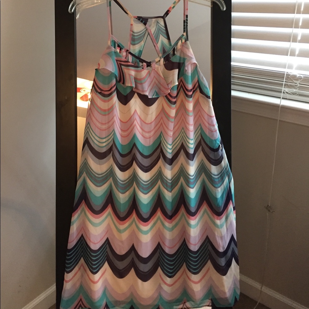 Springy swirls dress
