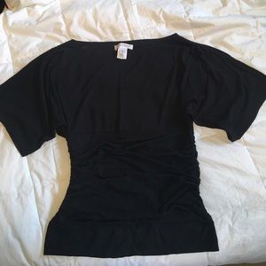 White House Black Market - black blouse