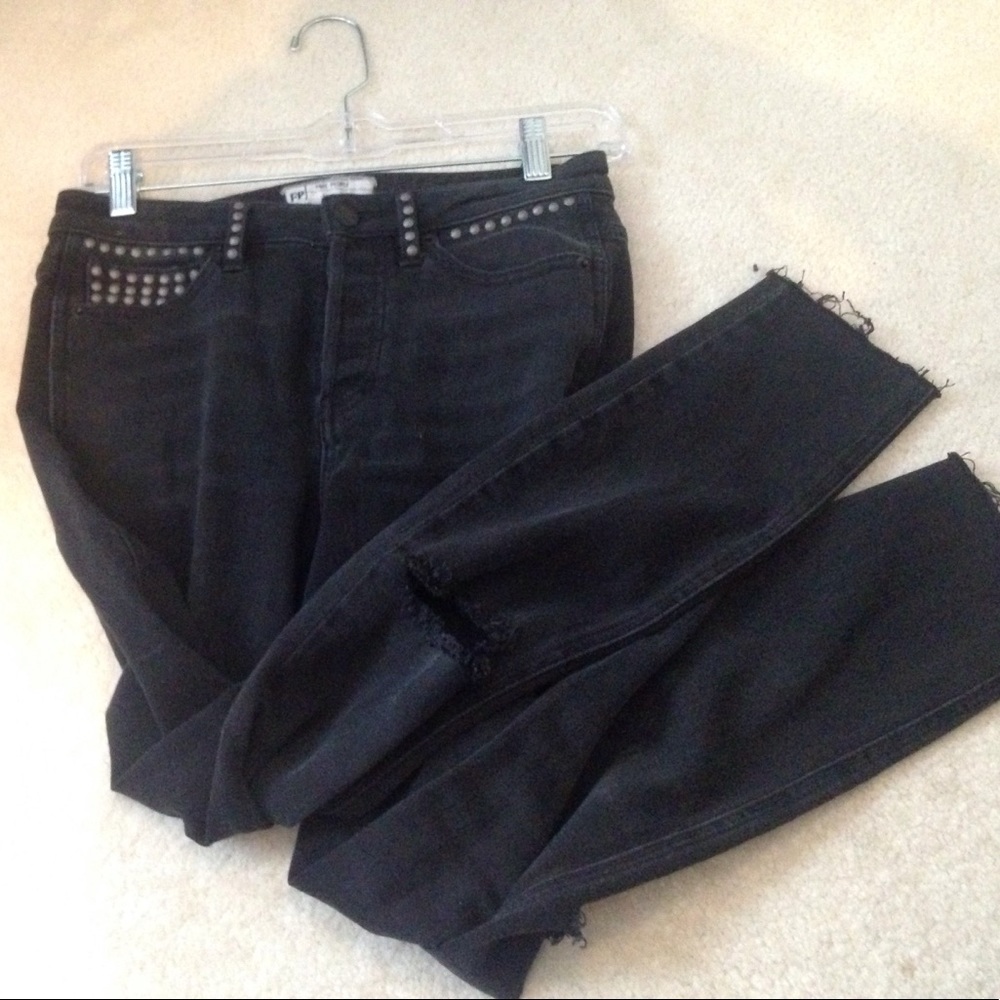 Free people studded denim
