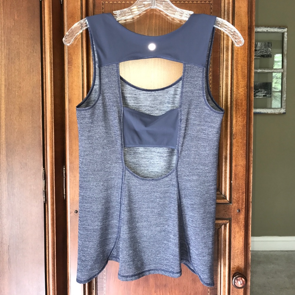 Sold! Lululemon Run Righteous tank, grey/purple