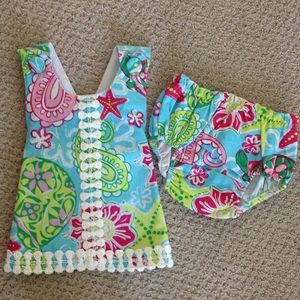 Mud Pie Baby Swing Top with Diaper Cover