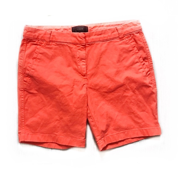 J. Crew Pants - NWT J Crew Orange Bermuda Shorts