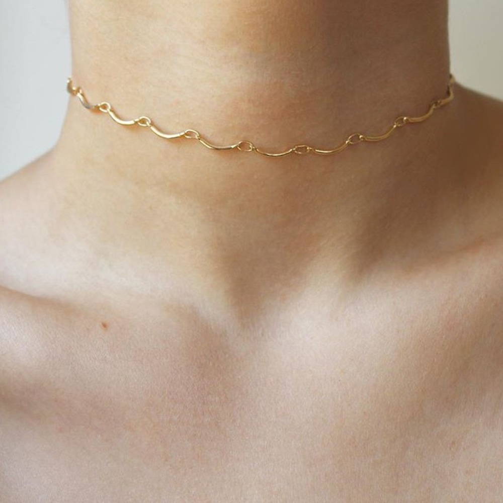 14k Gold filled chokers