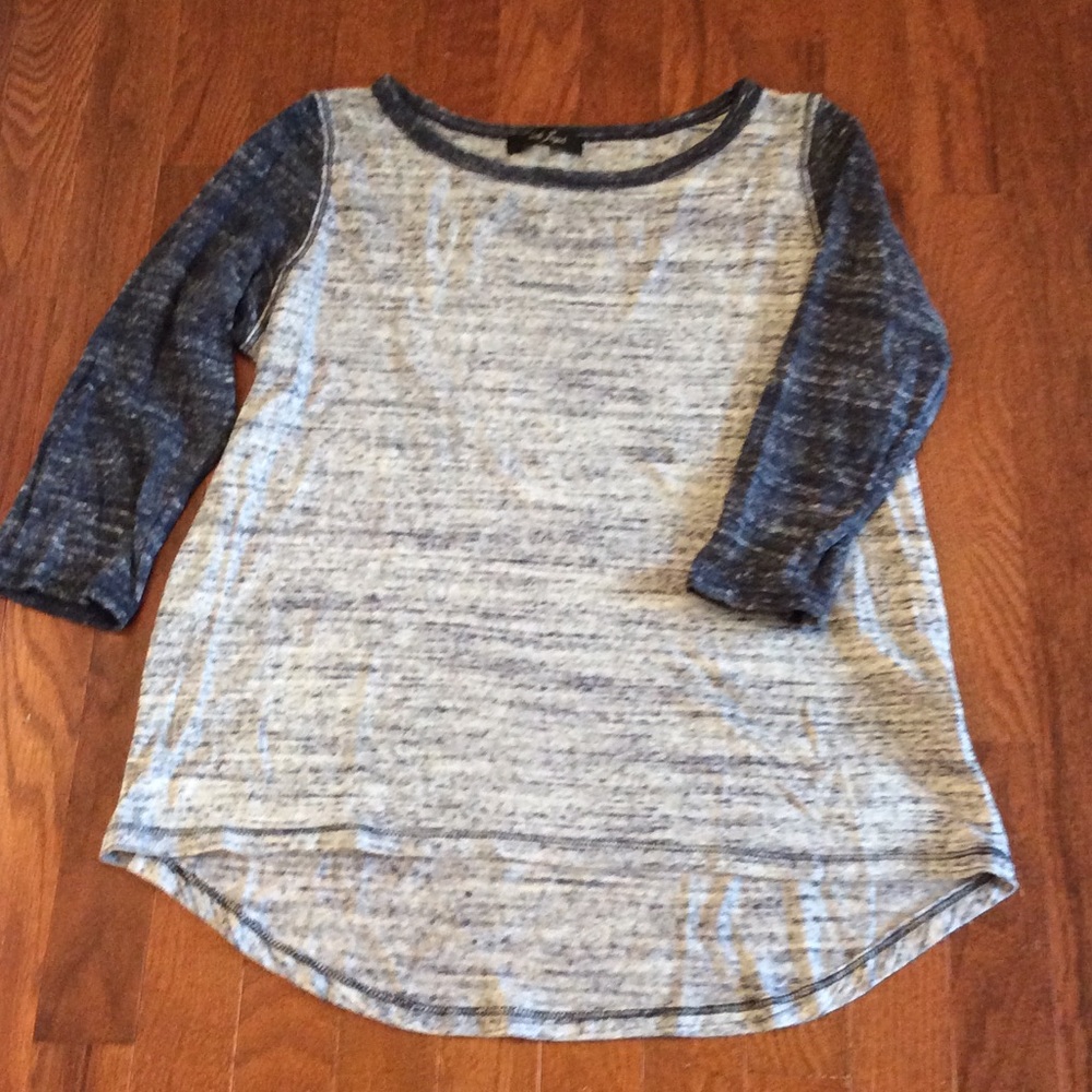 Laila Jayde Stitch Fix 3/4 sleeve Colorblock Top L