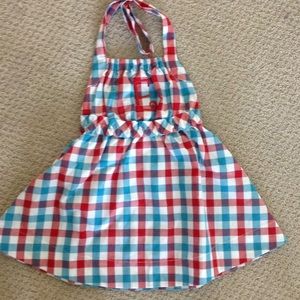 Kelly's Kids Red, White, & Blue Halter Dress
