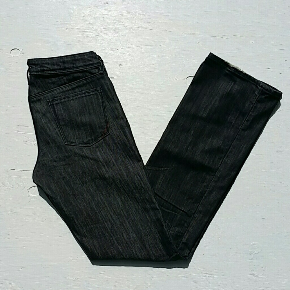 Banana Republic black metallic boot cut jeans
