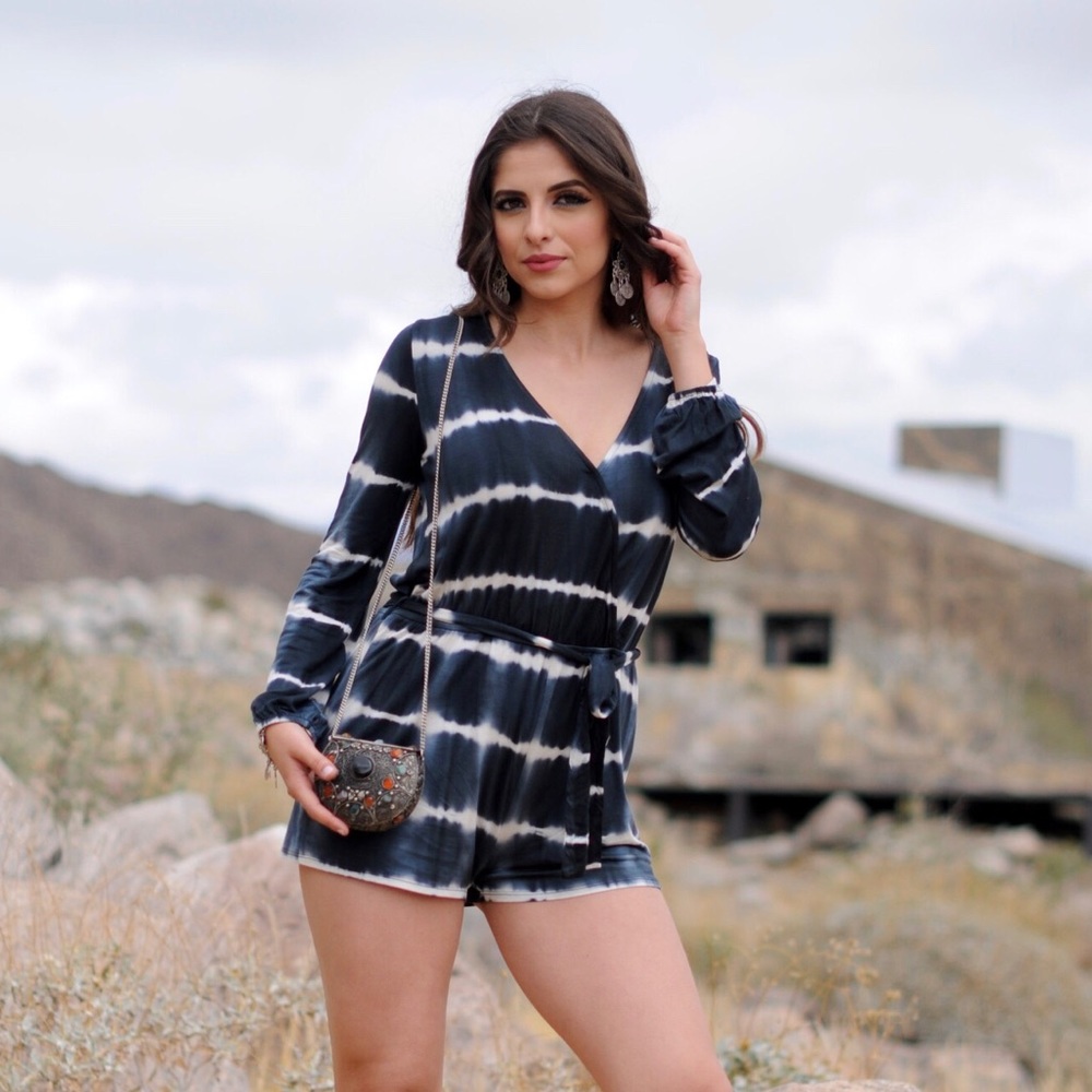 Tie Dye Romper - Picture 4 of 5