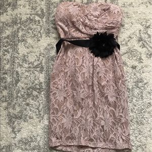 Stunning blush cocktail dress