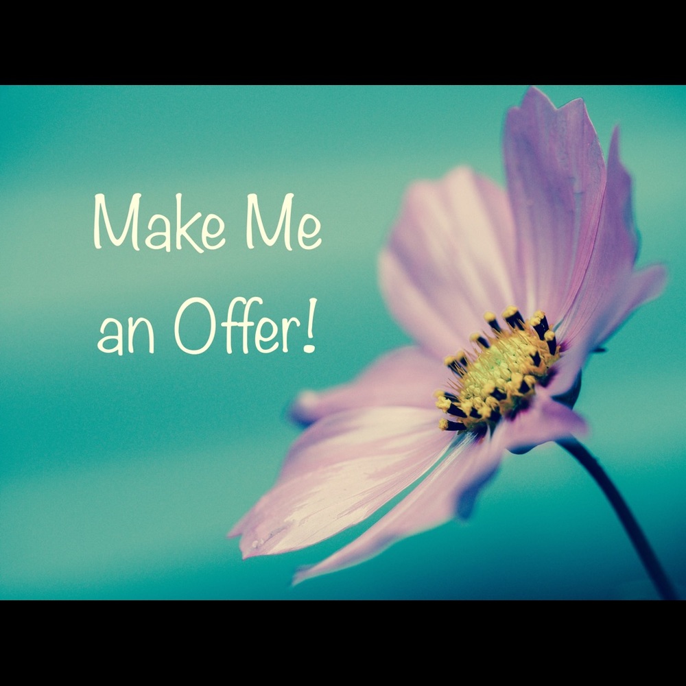 Don't like the price? Make me an offer!