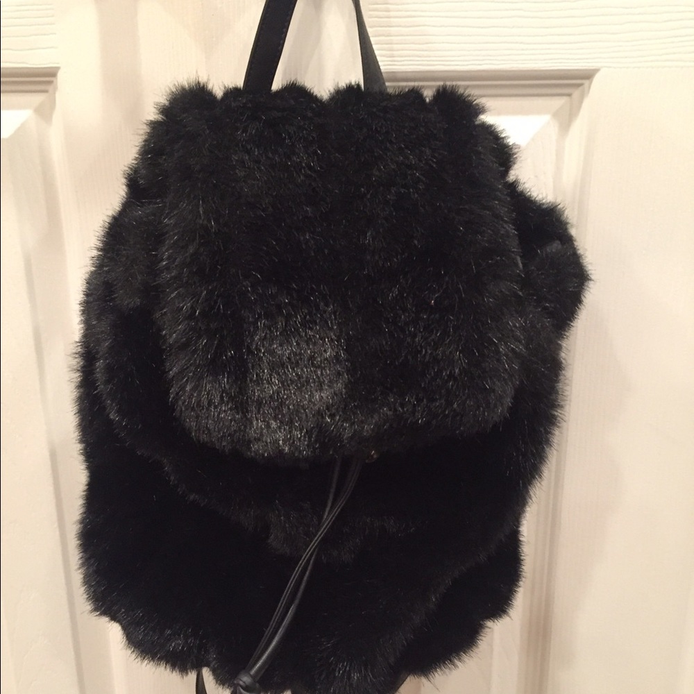 Preston and york faux fur backpack
