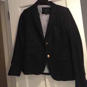 Black JCrew Schoolboy blazer
