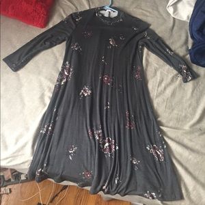 dark grey exhilaration dress