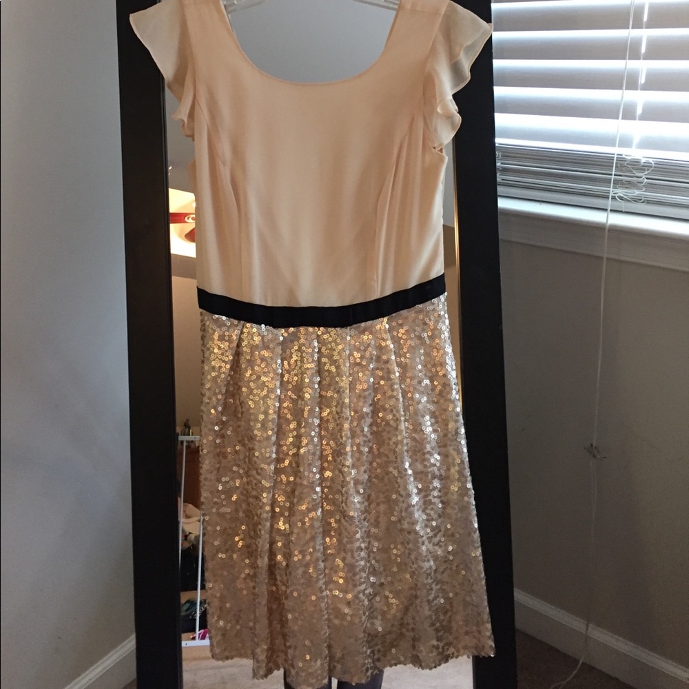 Forever 21 gold sequin dress- worn once