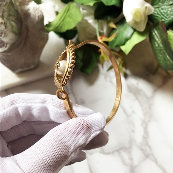 Tory Burch Jewelry Tb Tory Burch Logo Evil Eyes Gold Bangles Poshmark