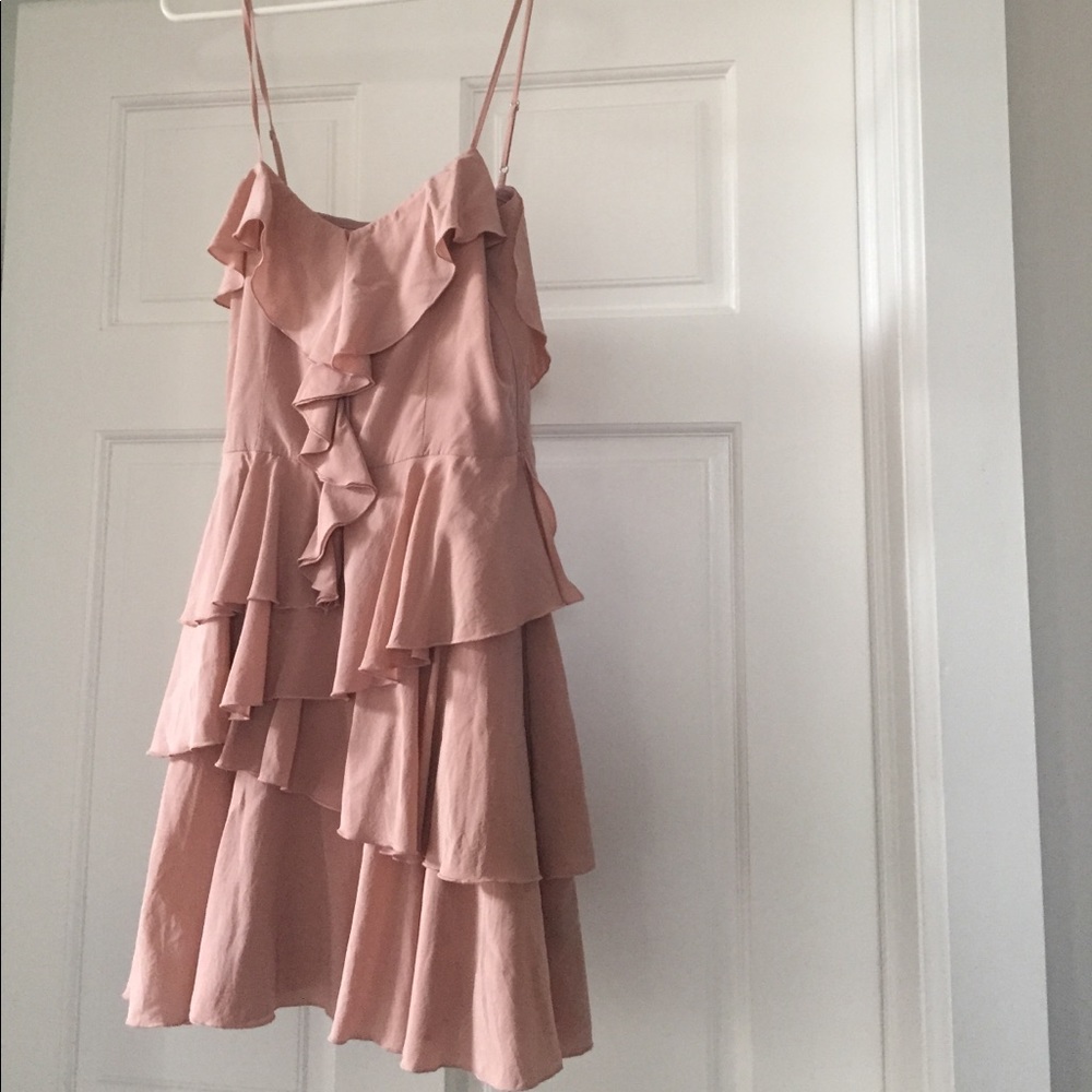 Bebe ruffle dress