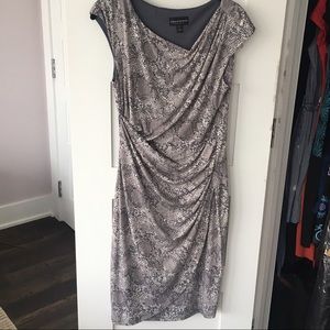Snakeskin pattern dress