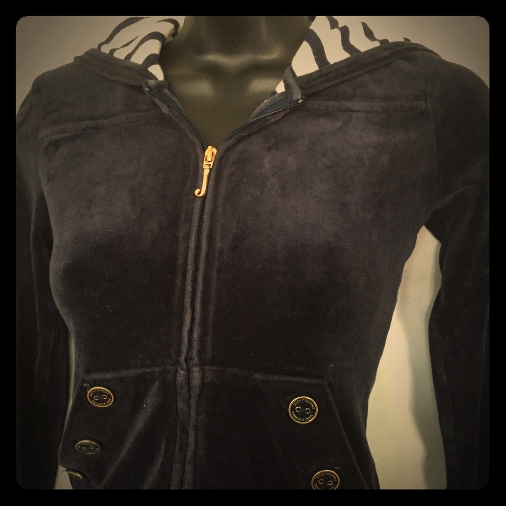 Juicy Couture Girls Velour Hoodie